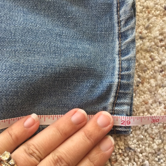 Indigo Blue distressed maternity jeans - Picture 4 of 8